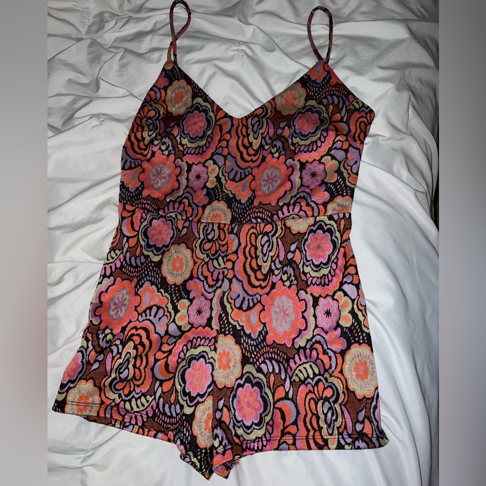 Groovy floral Zara romper